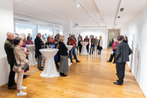 Vernissage "Where do you want to go today" in der Galerie POSTart