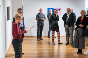 Vernissage "Where do you want to go today" in der Galerie POSTart